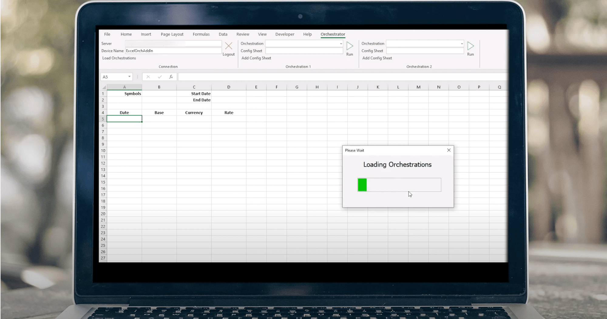 Excel Add-in orchestration from ERP Suites