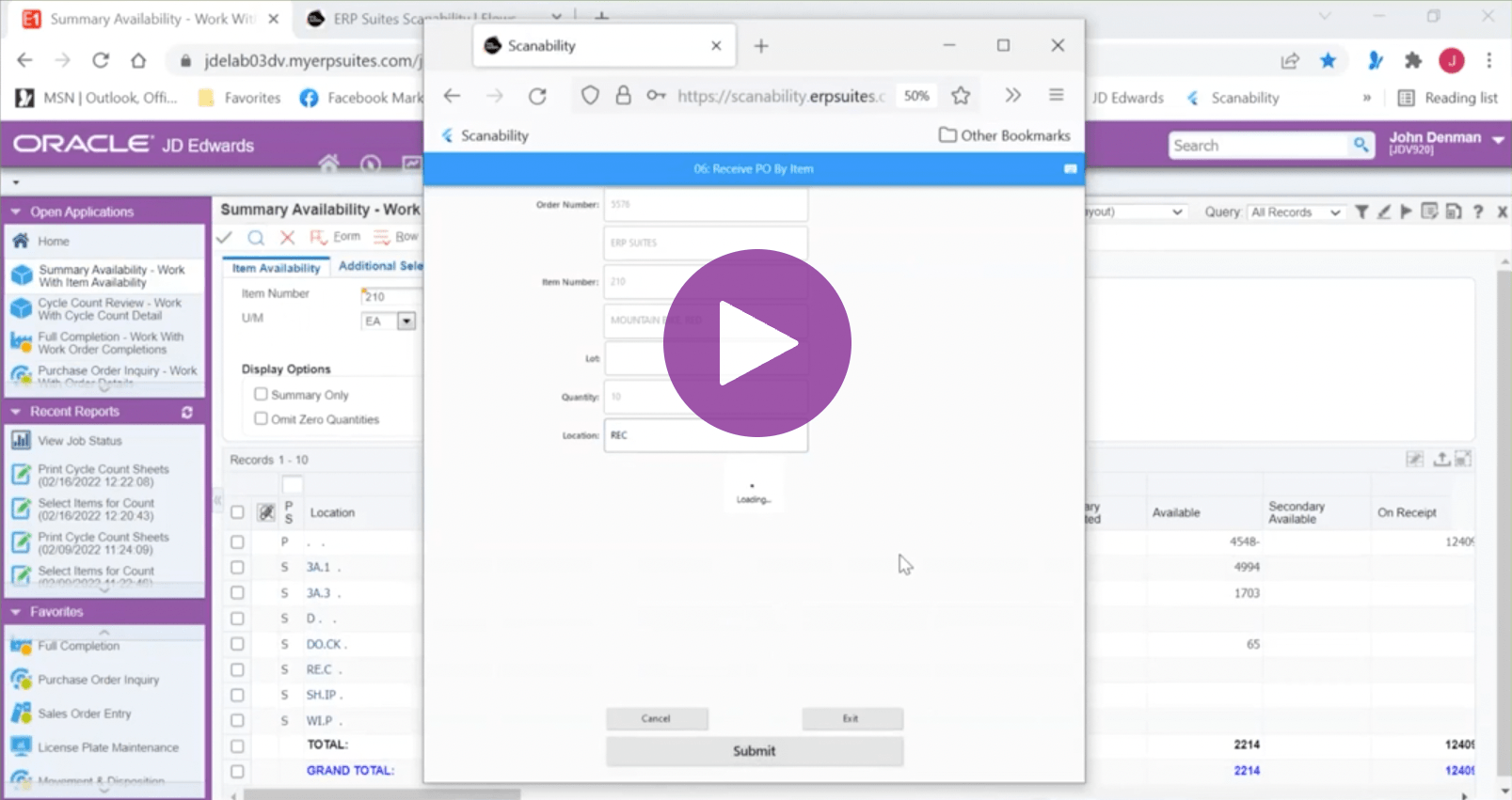 Scanability Demo play